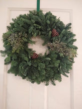 Load image into Gallery viewer, Mixed Noble Fir Wreath (With Cones)
